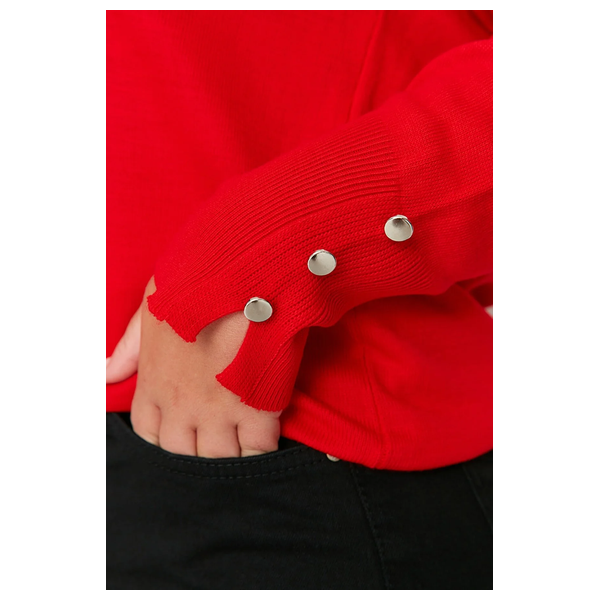 Trendyol Curve Women's Blouse Long Sleeve - Red