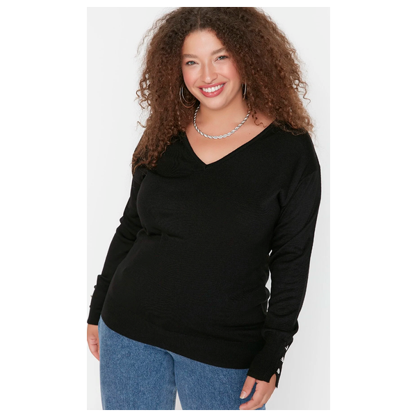 Trendyol Curve Women's Blouse Long Sleeve - Black