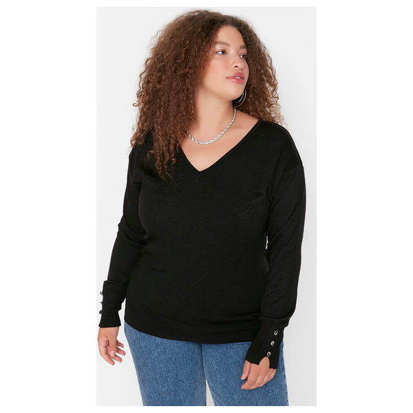 Trendyol Curve Women's Blouse Long Sleeve - Black