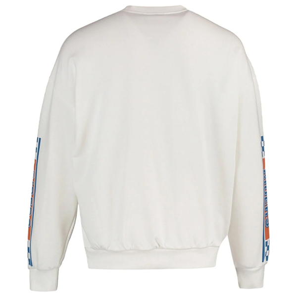 بلوزة بنقوش طويلة الأكمام مع قصة فضفاضة للرجال من ترينديول مان - بيجي فاتح