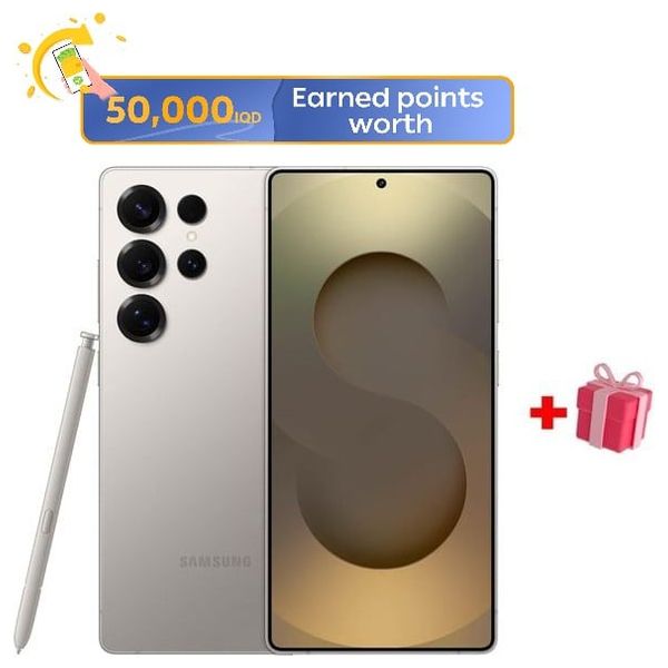 Samsung Galaxy S25 Ultra - Dual SIM - 6.9 Inch Dynamic LTPO Amoled 2X 120 Hz, HDR10+ - Snapdragon 8 Elite (3 nm) - 5000 mAh, 45W - With Galaxy AI + Free Gift