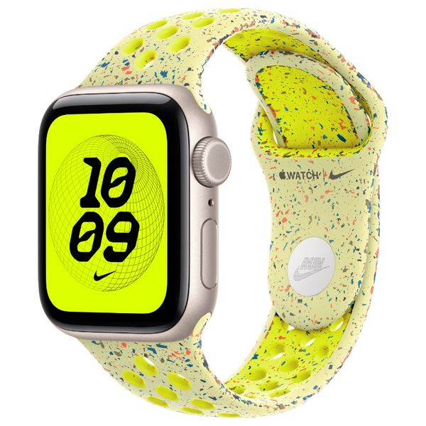 Apple Nike Sport Band 40mm - S/M - Volt Splash