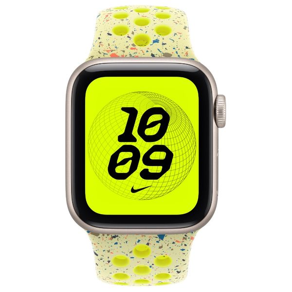 Apple Nike Sport Band 40mm - S/M - Volt Splash