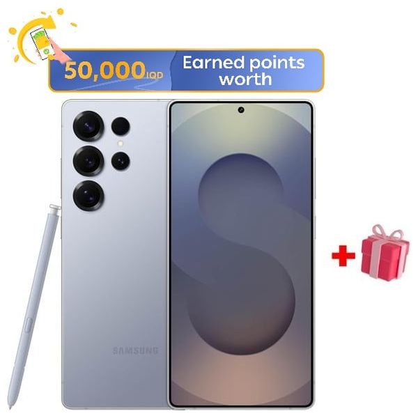 Samsung Galaxy S25 Ultra - Dual SIM - 6.9 Inch Dynamic LTPO Amoled 2X 120 Hz, HDR10+ - Snapdragon 8 Elite (3 nm) - 5000 mAh, 45W - With Galaxy AI + Free Gift