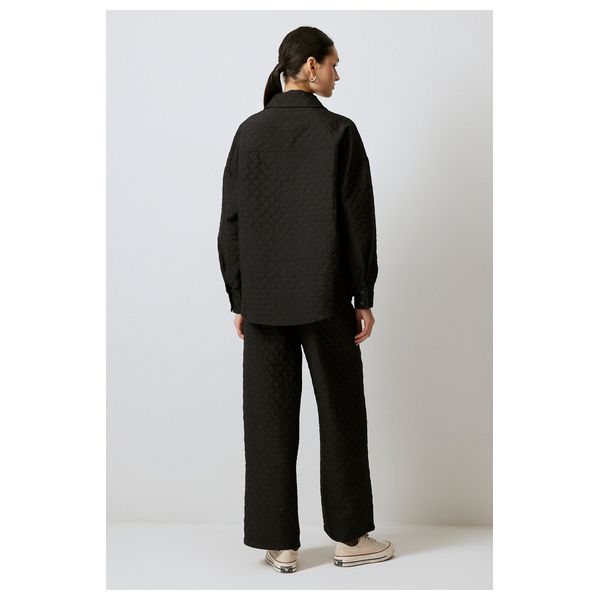 بدلة مبطنة - أسود / S