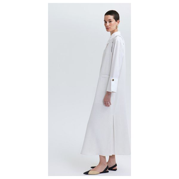 سترة حمالات عريضة - طبيعي / S
