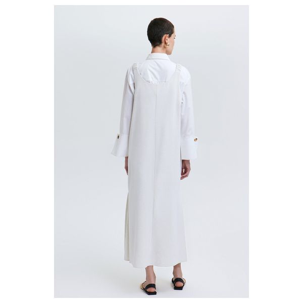 سترة حمالات عريضة - طبيعي / S