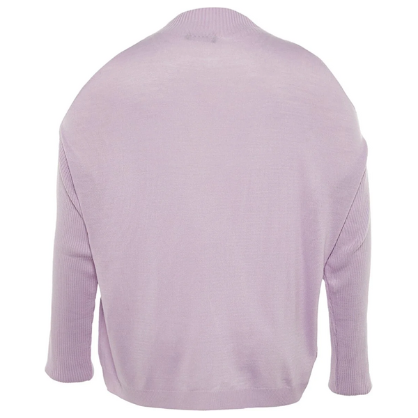 Trendyol Curve Cut Out Detailed Knit Sweater - Lilac