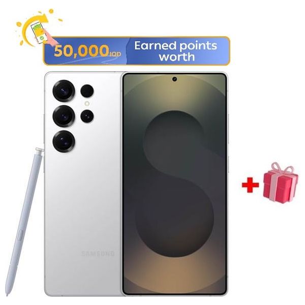 Samsung Galaxy S25 Ultra - Dual SIM - 6.9 Inch Dynamic LTPO Amoled 2X 120 Hz, HDR10+ - Snapdragon 8 Elite (3 nm) - 5000 mAh, 45W - With Galaxy AI + Free Gift