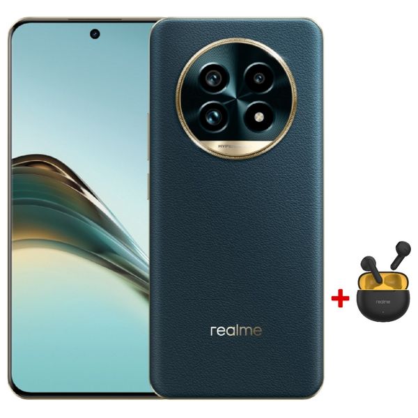 ريلمي 13 برو بلس 5G - دبل سيم - 512/12 كيكابايت + سماعة بلوتوث داخل الاذن ريلمي - Buds T01 - حجز مسبق
