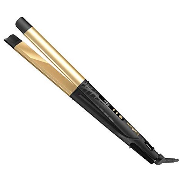 Elryan Gold Ceramic 2 In 1 Hair Straightener Curler BaByliss