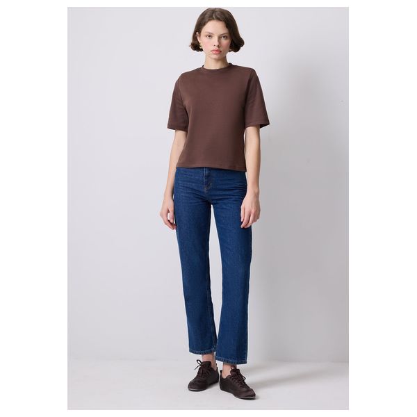 SHORT SLEEVE T-SHIRT - Brown / S