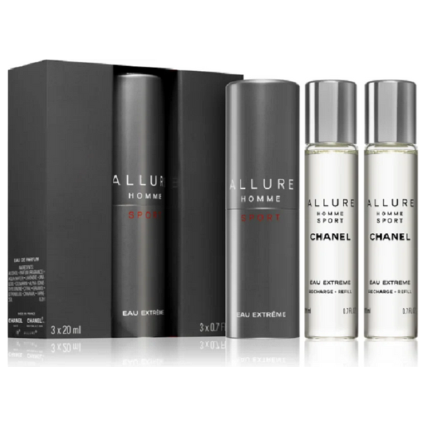 Elryan Allure Homme Sport Eau Extreme Set 3 20 ml Chanel