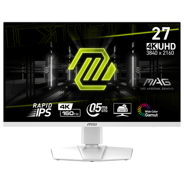 MSI 27-Inch 274URFW-Series - Flat Monitor - 160Hz - 0.5ms Response Time - UHD - 400 Nits - Rapid IPS Panel