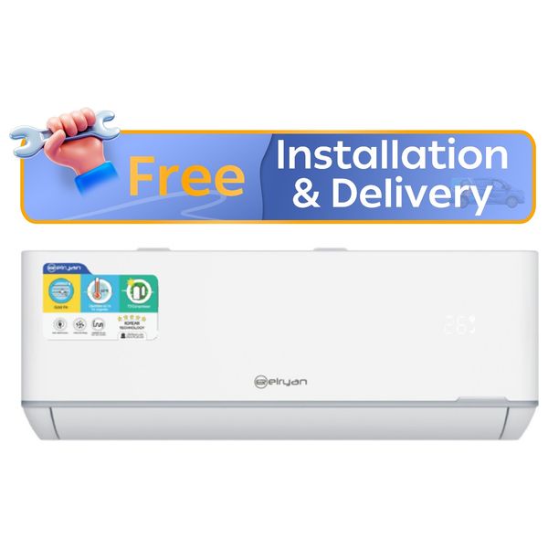  Elryan S184YCZ Z Pro Series - 1.5 Ton - Wall Mounted Split - Cooling only - WiFi - White - Free Installation 