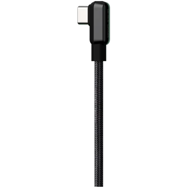 Black Shark Right-Angle - USB-C Cable - 1.8 m - Gray
