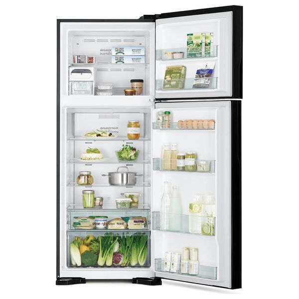  Hitachi HRTN7489DFBSLIQ - 17ft - Conventional Refrigerator - Silver 