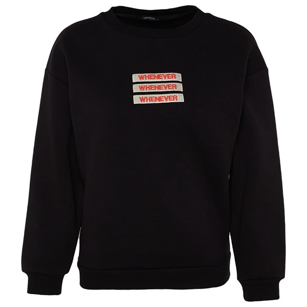 بلوزة نسائية فليس ترينديول ميلا - اسود