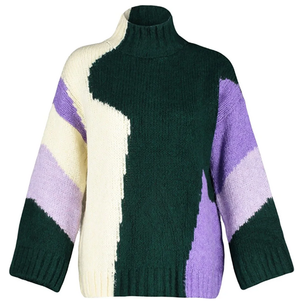 كنزة نسائي قبة عالية ترينديول ميلا - اخضر