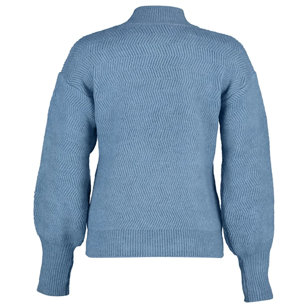 بلوزة نسائية قبة عالية ترينديول ميلا - ازرق