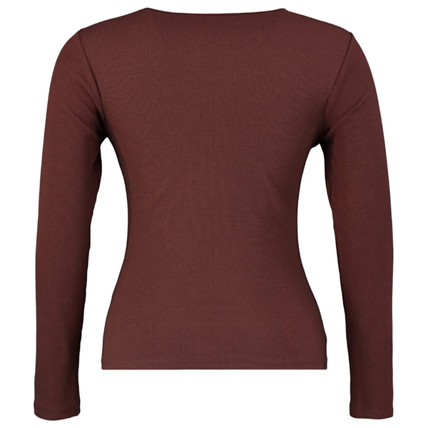 Trendyol Curve Knitted Blouse - Brown