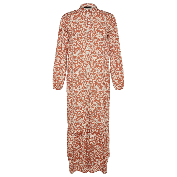 فستان مزخرف من ترينديول موديست - احمر