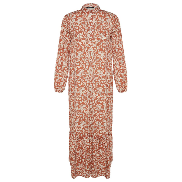 فستان مزخرف من ترينديول موديست - احمر