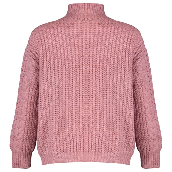 بلوزة نسائية قبة عالية ترينديول ميلا - وردي