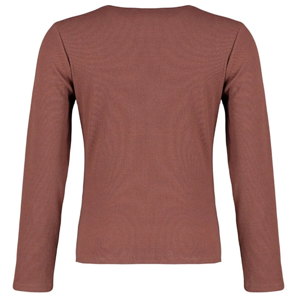 Trendyol Curve Knitted Blouse - Brown