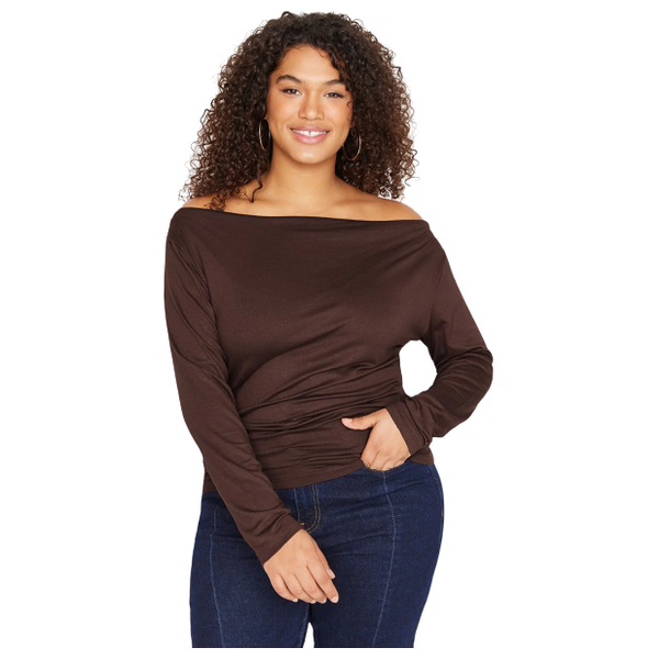 Trendyol Curve Women’s Knitted Blouse - Brown