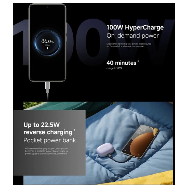 Xiaomi Redmi Note 15 Pro+ 5G - Dual SIM - 6.83 inch, Amoled, 120 Hz - Snapdragon 7s Gen 4 - 6500mAh, 100W