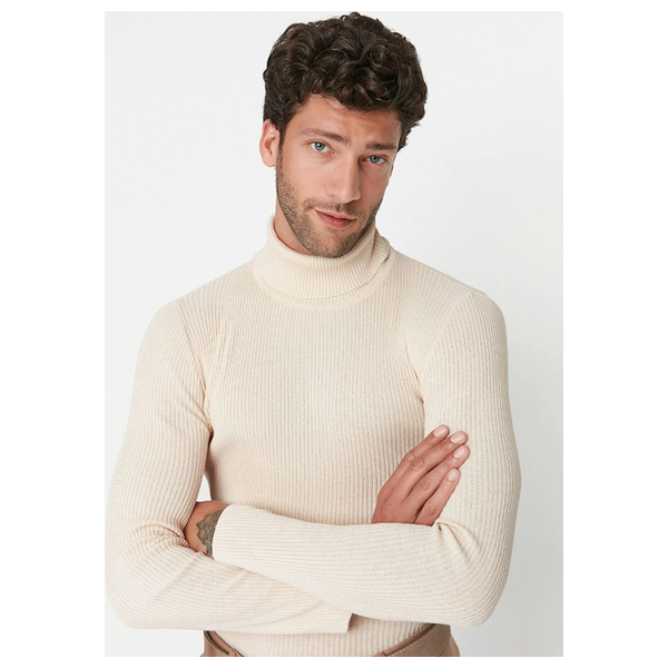 بلوزة بأكمام طويلة ترينديول مان للرجال - بيجي فاتح