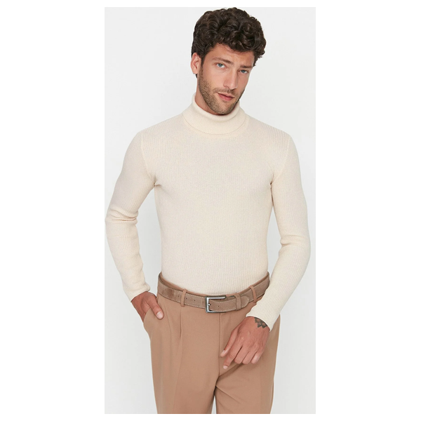 بلوزة بأكمام طويلة ترينديول مان للرجال - بيجي فاتح