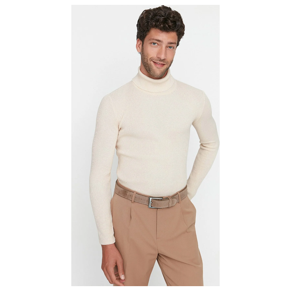 بلوزة بأكمام طويلة ترينديول مان للرجال - بيجي فاتح