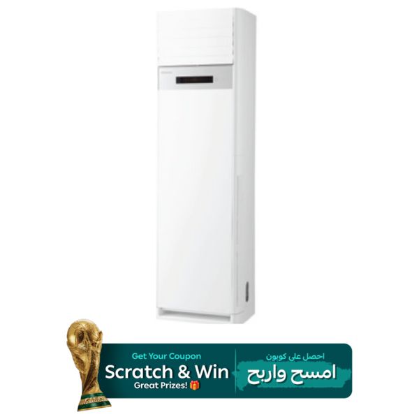  سبلت هايسنس عامودي - 5 طن - QAUF-60HT - تبريد وتدفئة - أبيض 
