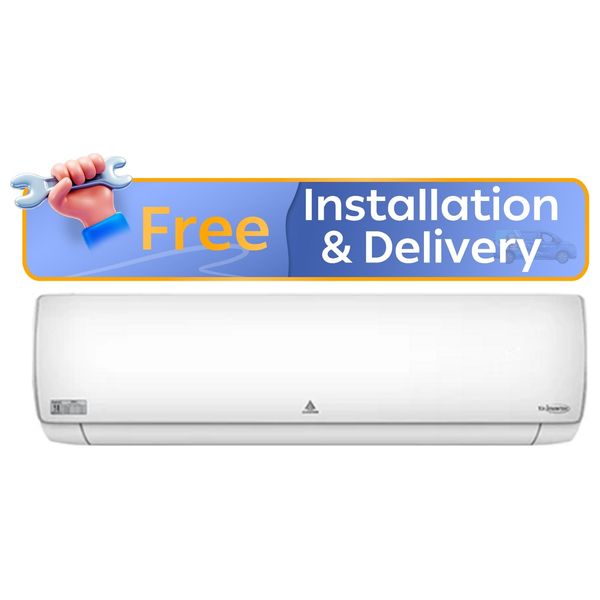  Alhafidh 26INV6 - 2 Ton - Wall Mounted Split - Inverter - Amp Control - White + Free Installation 