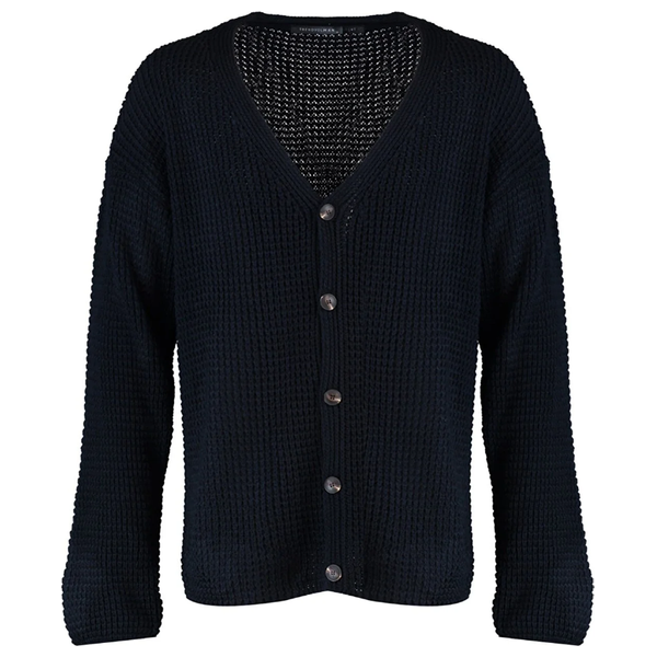 سترة للرجال من ترينديول مان ياقة V - كحلي