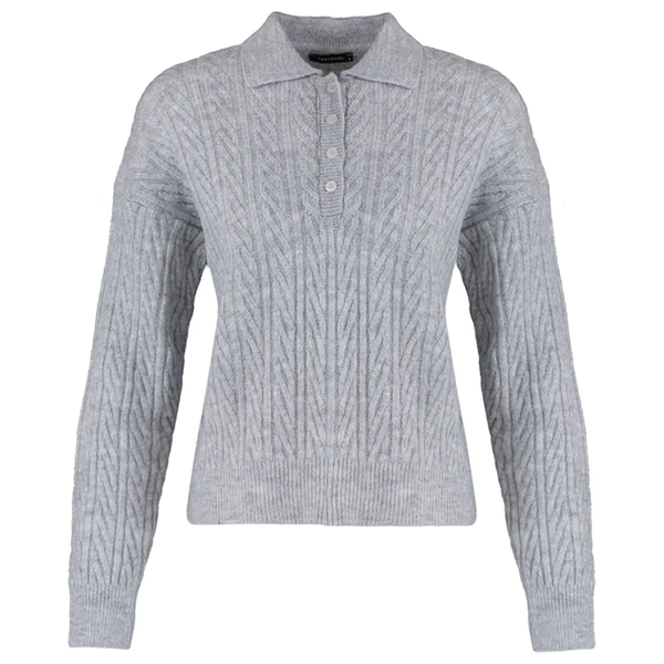 بلوزة نسائية واسعة ترينديول ميلا - رمادي