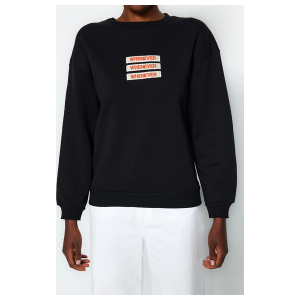 بلوزة نسائية فليس ترينديول ميلا - اسود