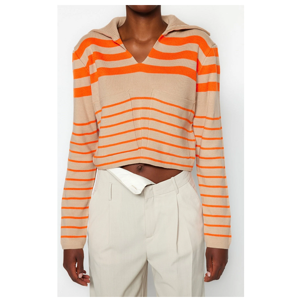 بلوزة نسائية بولو ترينديول ميلا - بيجي