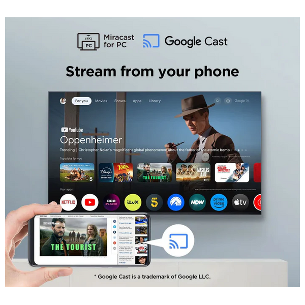 TCL 65-Inch P8K Series - Smart - 4K - QLED - 144Hz - 2025 Model
