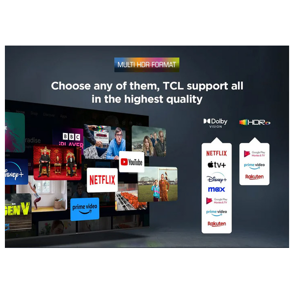 TCL 65-Inch P8K Series - Smart - 4K - QLED - 144Hz - 2025 Model