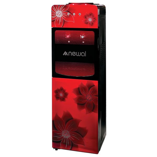 Newal WTD-037-03 - Water Dispenser With Refrigerator - Red