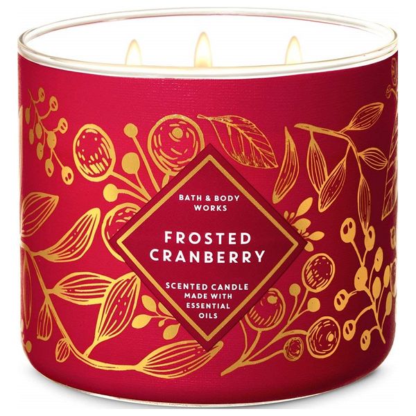 早割 万博 Elryan: Frosted Cranberry 3 Wick Scented Candle 411 g アロマグッズ
