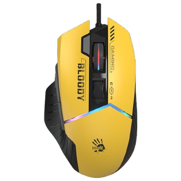  Bloody Wired Mouse - Titanium Yellow 