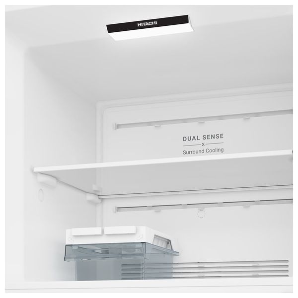  Hitachi HRTN6408SUIQ - Conventional Refrigerator - Inverter  - 374L - 13 ft - Black 