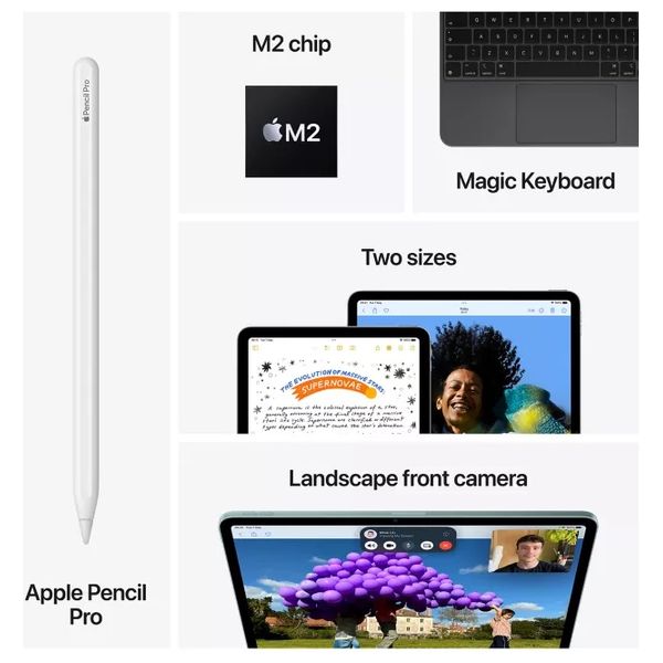  Apple iPad Air 13.0 2024 - 256GB - Starlight 