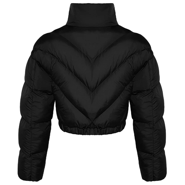 Trendyolmilla Women's Water Repellent Crop Puffer Jacket - Black