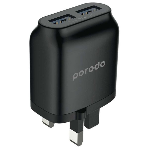 Porodo PD-0203TU2-BK - Charger - Black