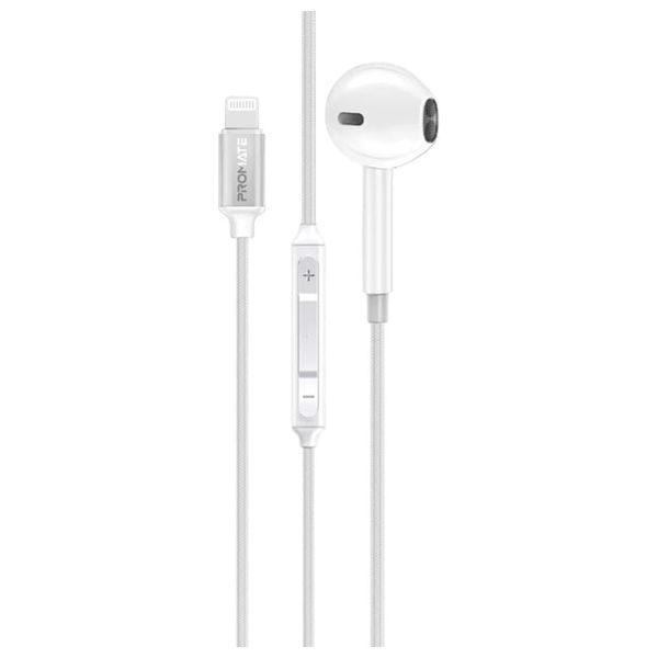 ProMate MonoPod LT - Wired Headphone In Ear - 1.3m - Lightning - White